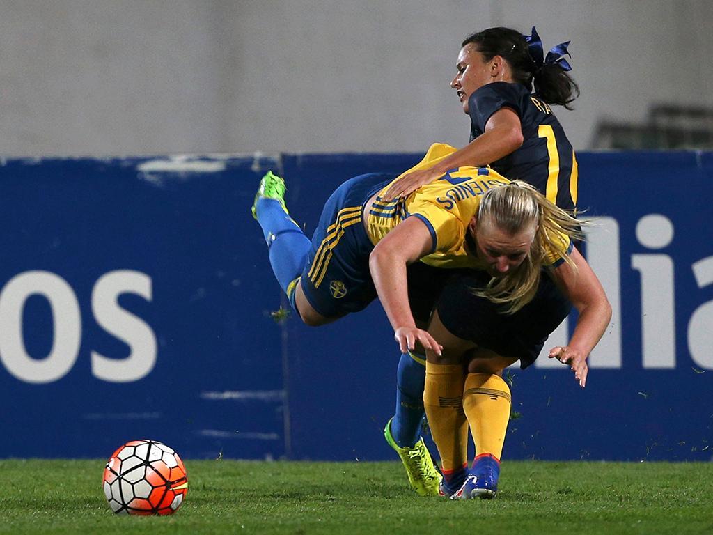 Futebol Feminino: Austrália-Suécia (Lusa)