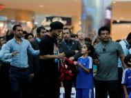 Ronaldinho, Maradona e Valderrama juntos no Dubai (Reuters)