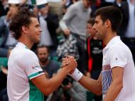 Dominic Thiem e Djokovic (Reuters)