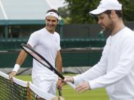 Wimbledon: Federer e Nadal já aquecem