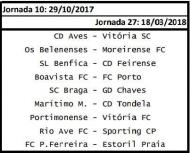 Calendário Liga 2017/18