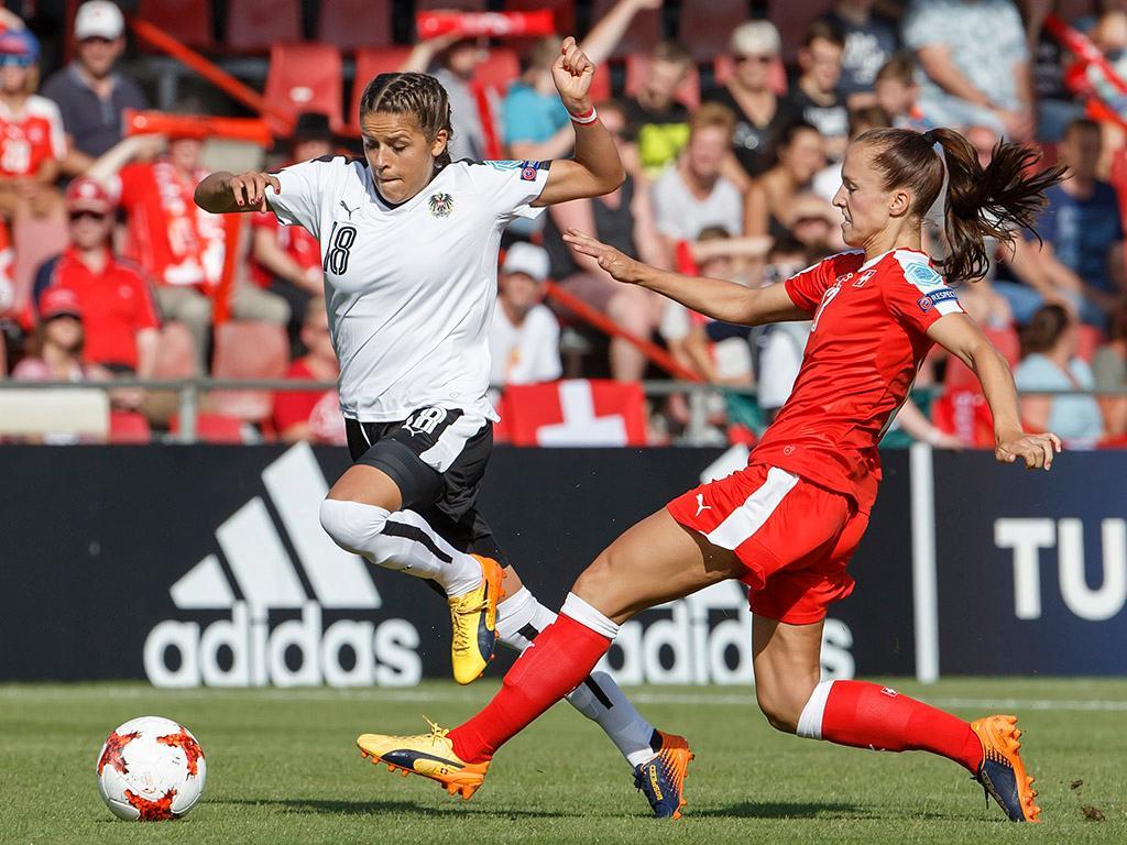 Futebol Feminino: Áustria-Suiça (Lusa)