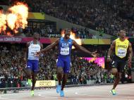 Mundiais Atletismo: final dos 100 metros (Lusa)