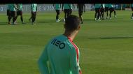 Cristiano Ronaldo treinou à parte a três dias do jogo com Andorra