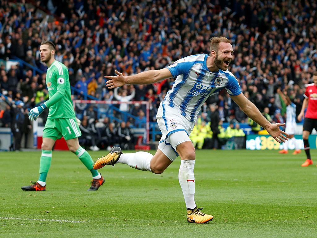 Huddersfield-Manchester United (Reuters)