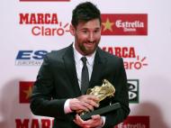 Messi recebe bota de ouro ( Reuters )