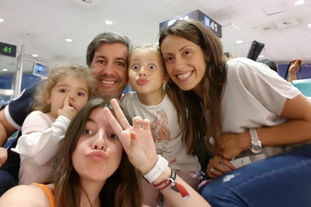 Bruno de Carvalho, Joana Ornelas e as filhas