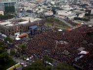 500 mil festejam título do Tigres no México (foto Reuters)