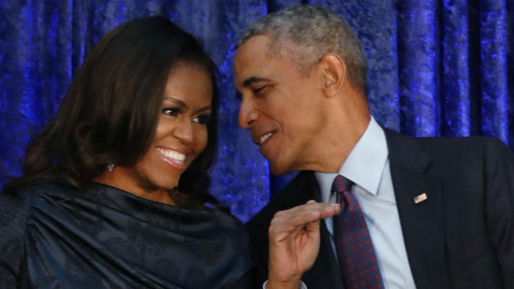 Retratos do casal Obama revelados