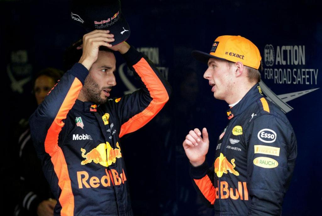 Daniel Ricciardo e Max Verstappen (Reuters)
