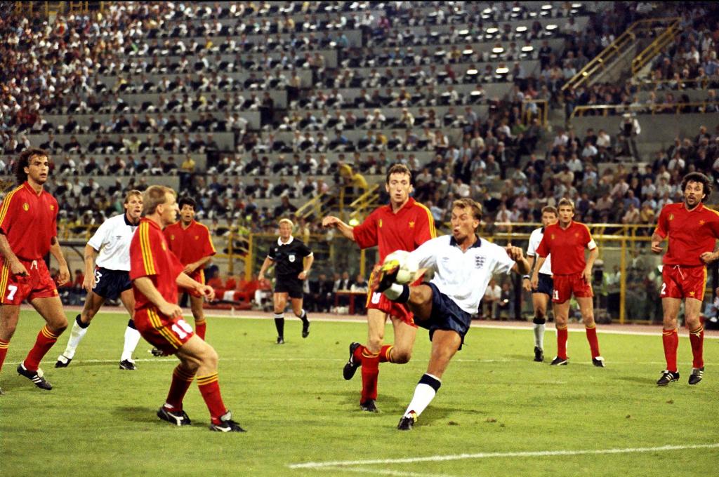 Inglaterra-Bélgica 1990