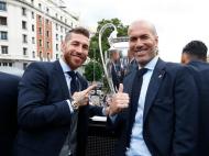 Sergio Ramos e Zidane (foto Instagram)