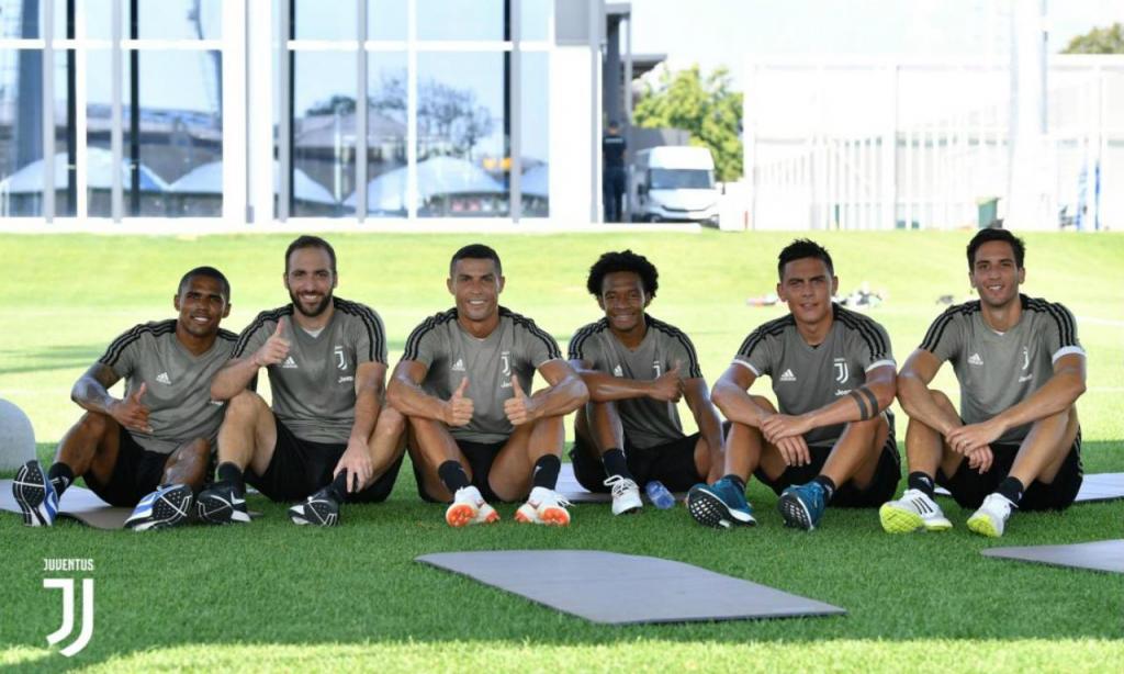 Treino da Juventus (foto Juventus)