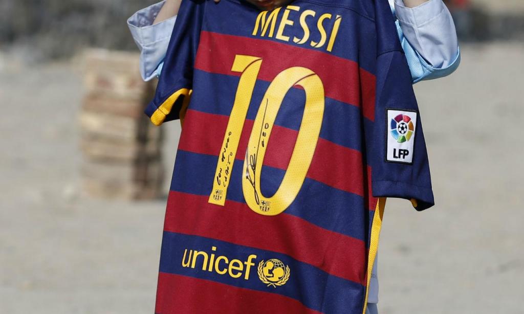Camisola Messi (Reuters)