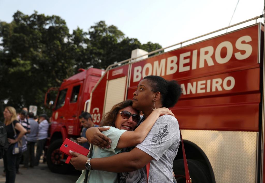 Brasil: as imagens pós-incêndio do Museu Nacional