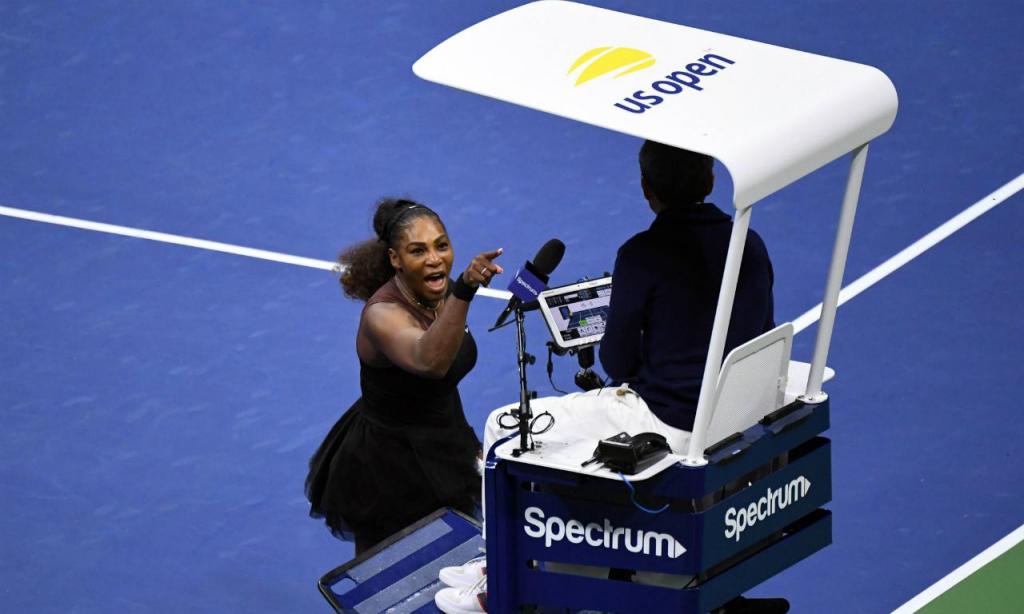 Serena Williams e Carlos Ramos