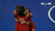 Futsal: Sara Ferreira marca de letra no Portugal-Rep. Checa