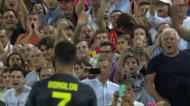 As lágrimas de Ronaldo após a expulsão na Liga dos Campeões