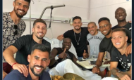 Aboubakar e companheiros de equipa (Fonte: FC Porto)