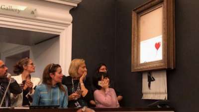 Banksy revela como destruiu o quadro - TVI