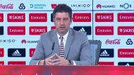 Rui Vitória revela o que disse ao intervalo do Benfica-Feirense