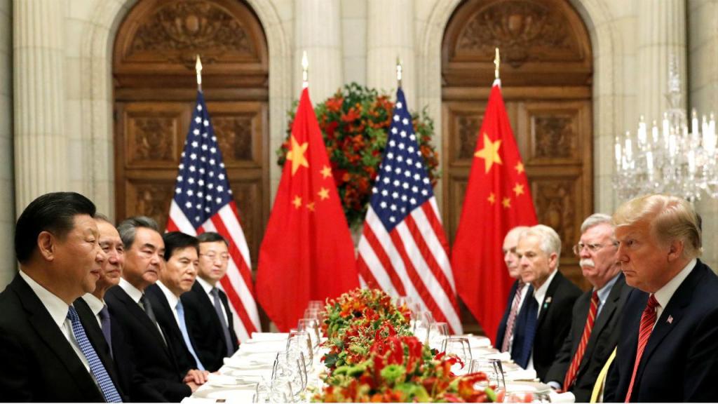 Xi Jinping e Donald Trump frente a frente num jantar após a cimeira do G20
