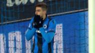 Defesa soberba de Oblak a negar o golo ao Club Brugge