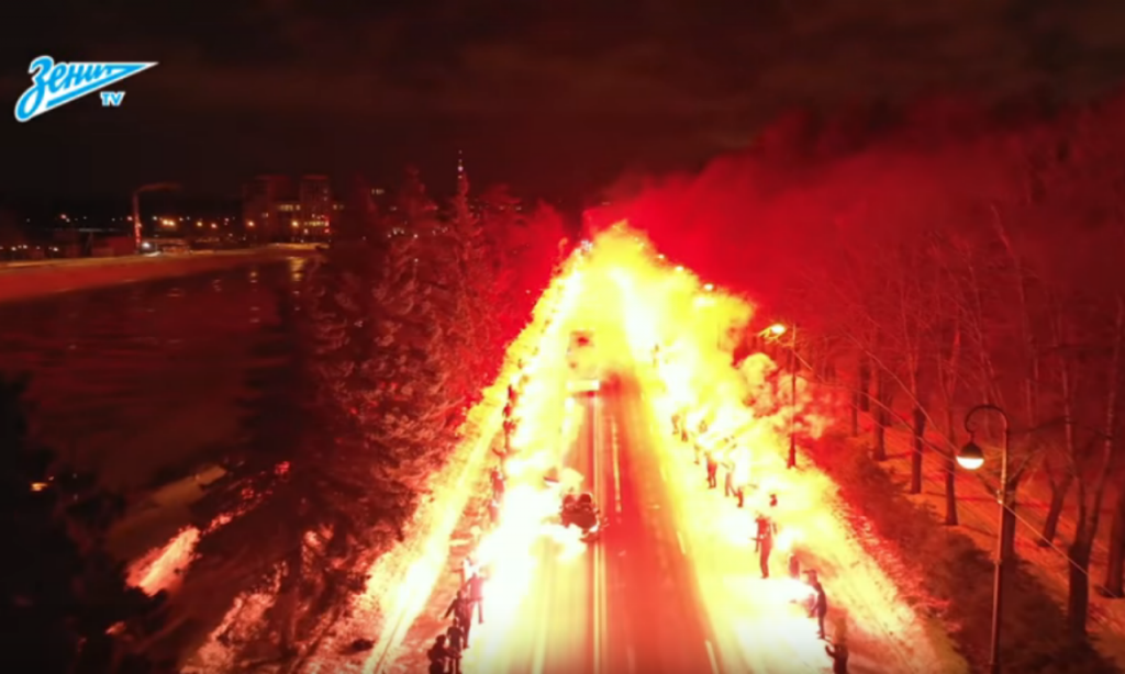 VÍDEO: a incrível receção dos adeptos ao autocarro do Zenit