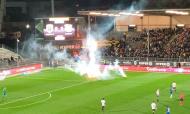 Adeptos do Nantes interromperam jogo do Amiens