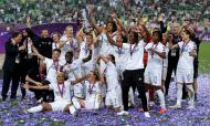Lyon conquista a «Champions» feminina (EPA/Balazs Czagany)