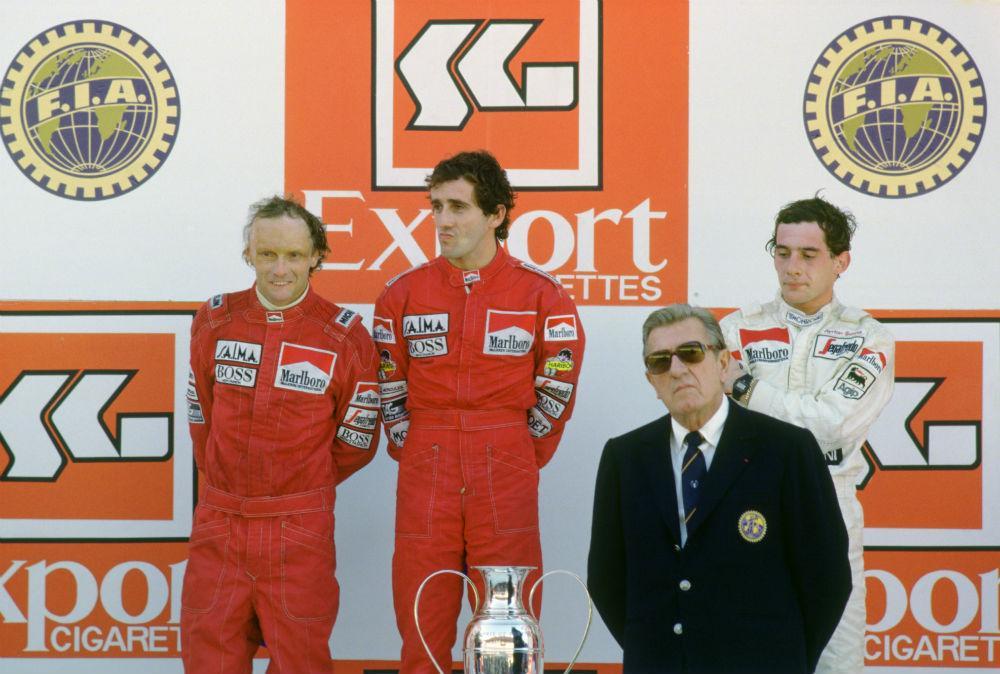 Niki Lauda e Alain Prost (Reuters)