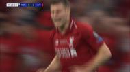 Milner entrou no Wanda Metropolitano e quase fez o 2-0 do Liverpool