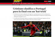 Liga das Nações: o hat-trick de Ronaldo visto pela imprensa internacional