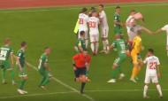 Karpaty de Cristian Ponde garante permanência na Liga da Ucrânia e árbitro foge no fim após invasão de campo (Youtube)