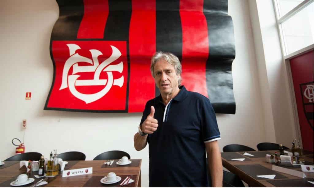 Jesus visita centro de treinos (fotos: Flamengo)