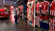 Félix em destaque na loja do Wanda Metropolitano