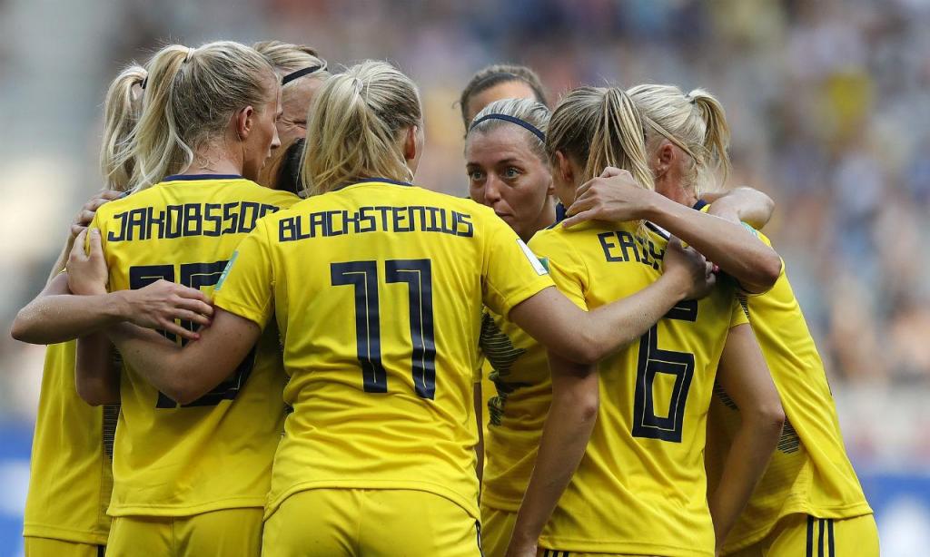 Suécia ficou no terceiro lugar do Mundial feminino