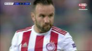 VÍDEO: segundo penálti do jogo e Valbuena empata para o Olympiakos (2-2)