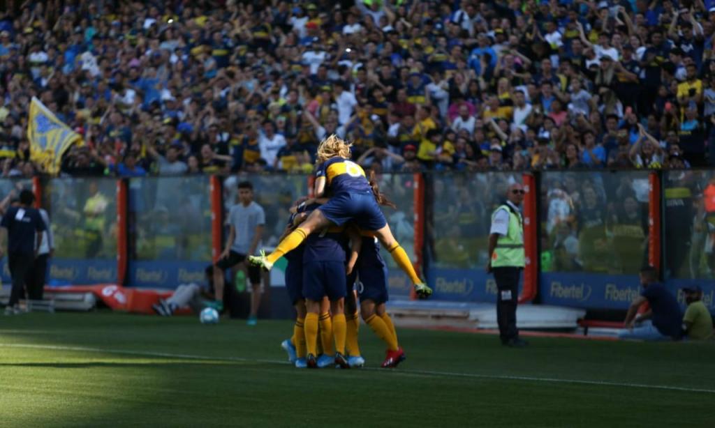 Boca-River em futebol feminino (foto Boca Juniors)