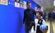 Cristiano Ronaldo com o filho