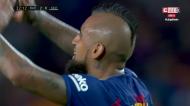 Arturo Vidal faz o 2-0 no Barcelona-Sevilha