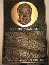 Brandi Chastain, no Bay Area Hall of Fame, em San Francisco