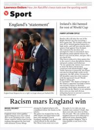 Inglaterra 6 - Racismo 0