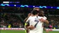 VÍDEO: Tottenham marca o terceiro antes do intervalo