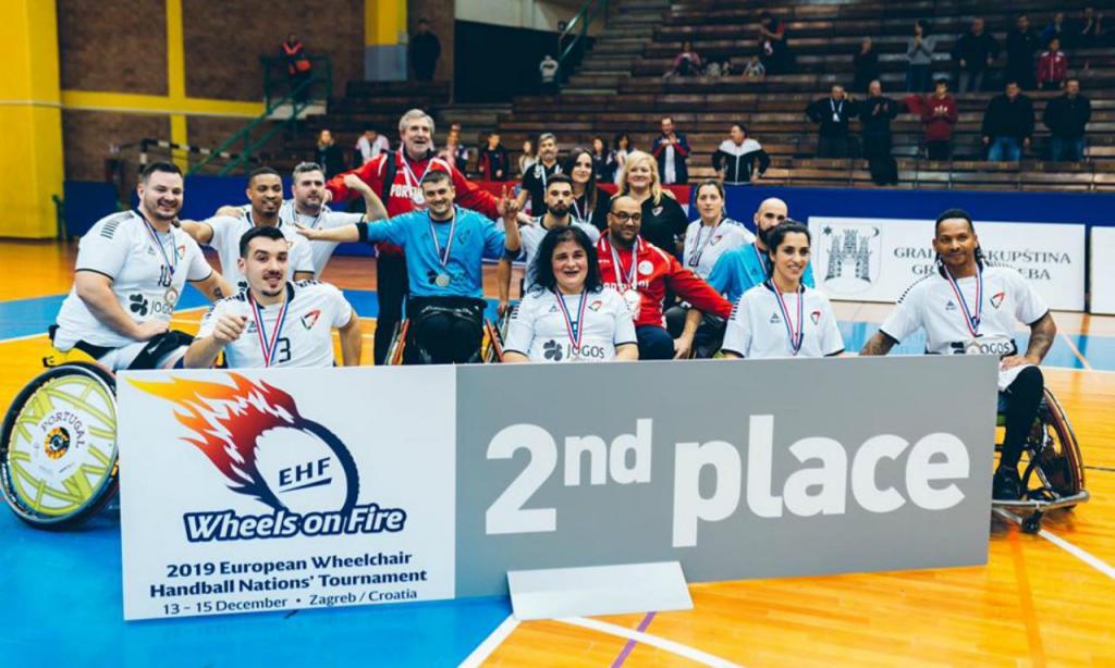 Portugal alcança segundo lugar no Europeu de andebol em cadeira de rodas (EHF)
