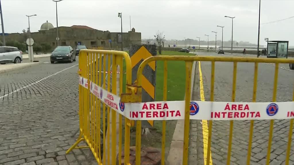 Mau tempo no Porto: Polícia Marítima recomenda "muita prudência"