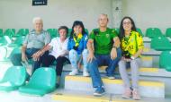 Até ao Fim: Miriam Raquel, adepta do Tondela, com a família no estádio
