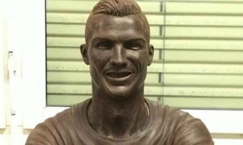 Cristiano Ronaldo de chocolate