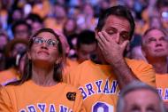 Homenagem a Kobe Bryant no Staples Center no jogo dos Lakers com os Portland Trail Blazers (AP Photo/Ringo H.W. Chiu)