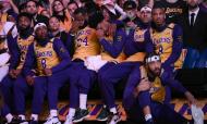 Homenagem a Kobe Bryant no Staples Center no jogo dos Lakers com os Portland Trail Blazers (AP Photo/Ringo H.W. Chiu)